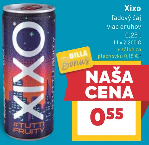 Xixo Ľadový čaj plechovka