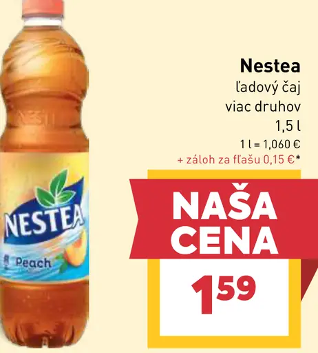 Nestea ľadový čaj rôzne druhy