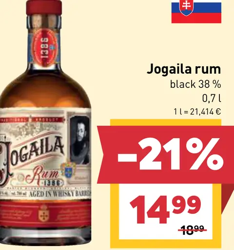 Jogaila black Rum