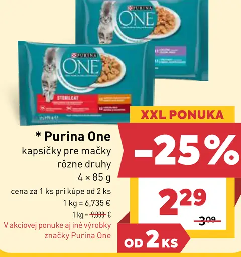 Purina One kapsičky pre mačky