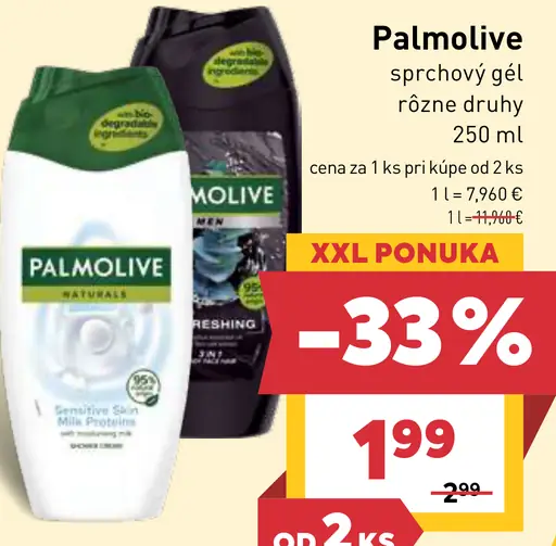 Palmolive sprchový gél vybrané druhy