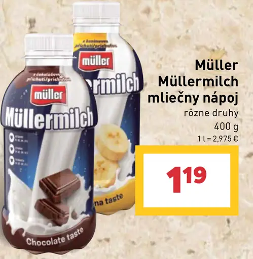 Müller Müllermilch Mliečny nápoj
