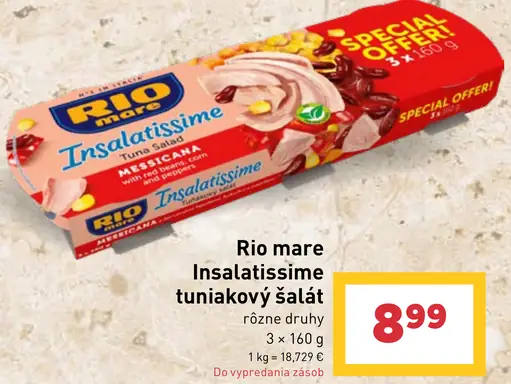 Rio mare Insalatissime tuniakový šalát