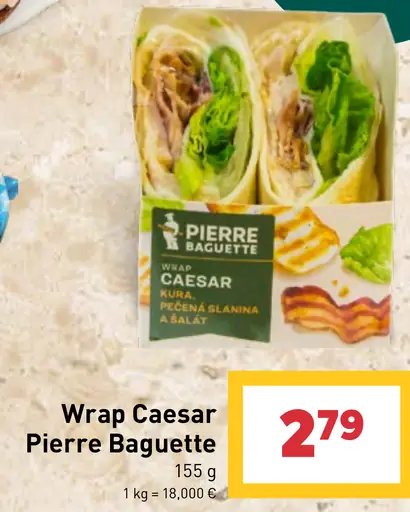 Pierre Baguette Wrap Caesar