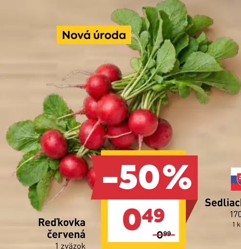 Reďkovka červená zväzok