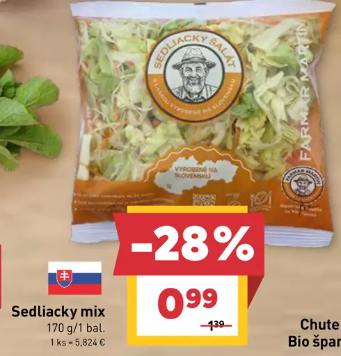Sedliacky mix šalát