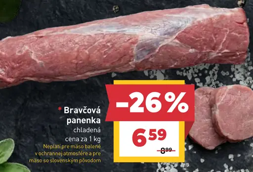 Bravčová panenka chladená