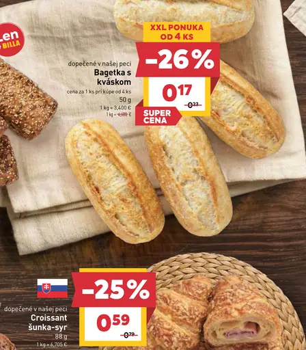 Bagetka s kváskom