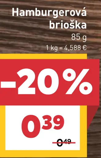 Hamburgerová brioška