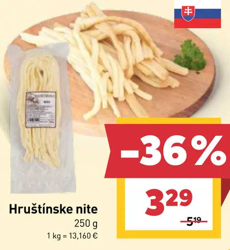 Hruštínske nite syr údené