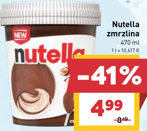 Nutella zmrzlina