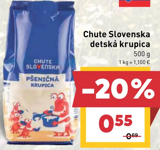 Chute Slovenska detská krupica pšeničná