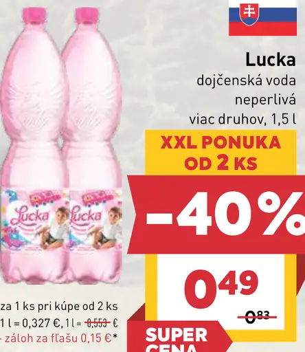 Lucka dojčenská voda