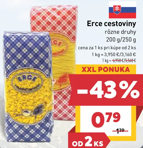 Erce cestoviny