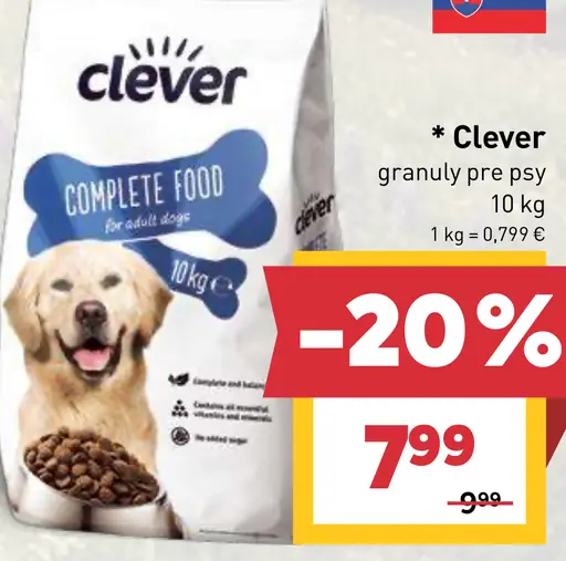 Clever granuly pre psy Complete Food