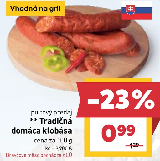 Tradičná domáca klobása