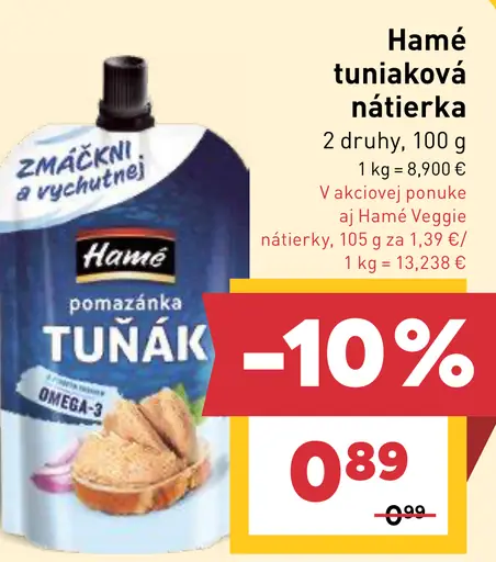 Hamé Tuniaková nátierka