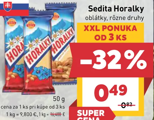 Sedita Horalky oblátky
