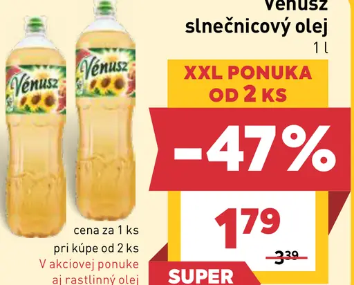 Vénusz Slnečnicový olej