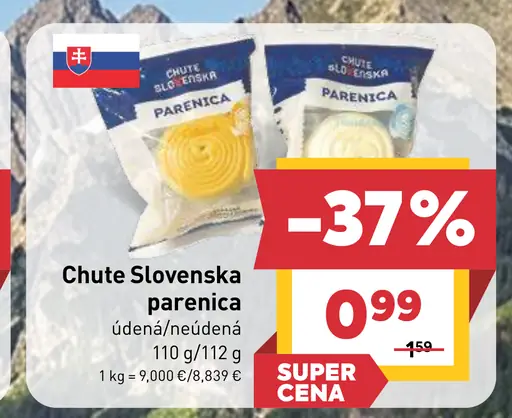 Chute Slovenska parenica údená alebo neúdená