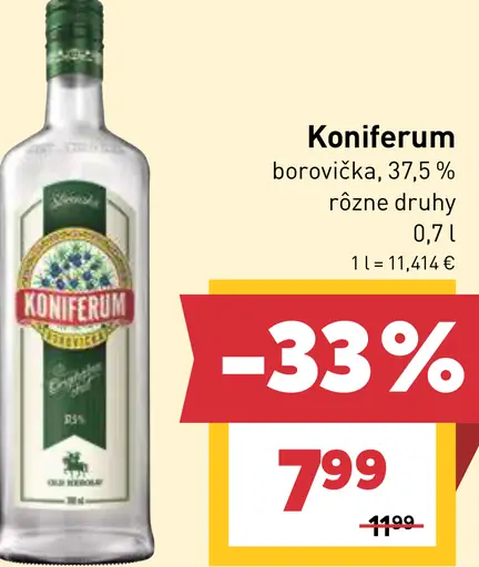 Koniferum borovička