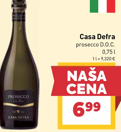 Casa Defra prosecco D.O.C.