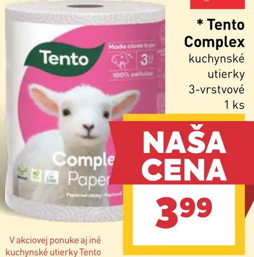 Tento kuchynské utierky 3-vrstvové