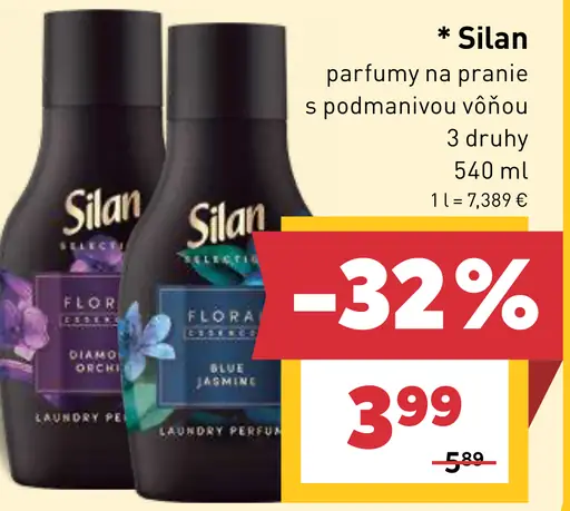 Silan parfum na pranie, viac druhov