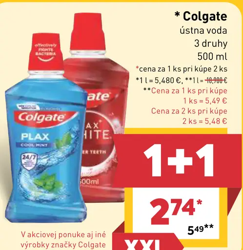 Colgate ústna voda