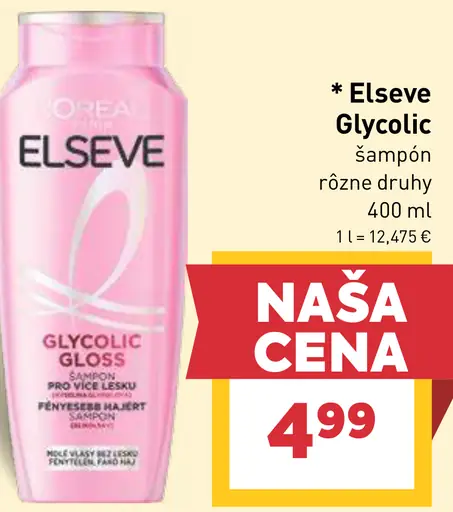 Elseve Glycolic šampón