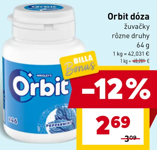 Orbit žuvačky