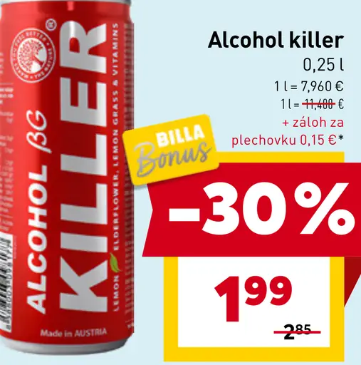 Alcohol Killer plechovka
