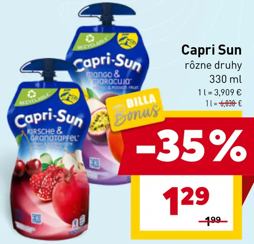 Capri-Sun nápoje