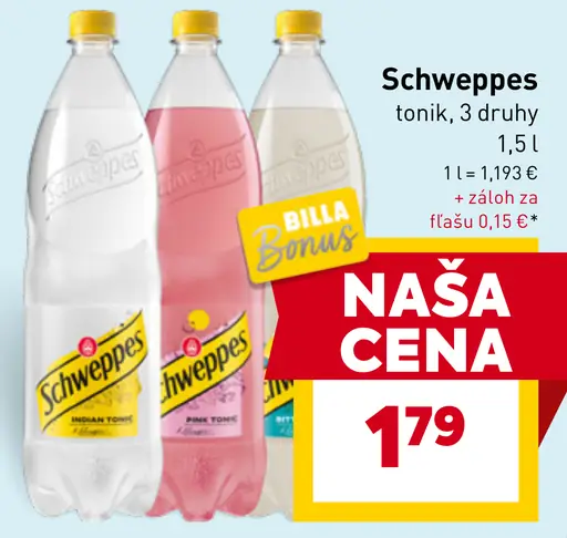 Schweppes tonic