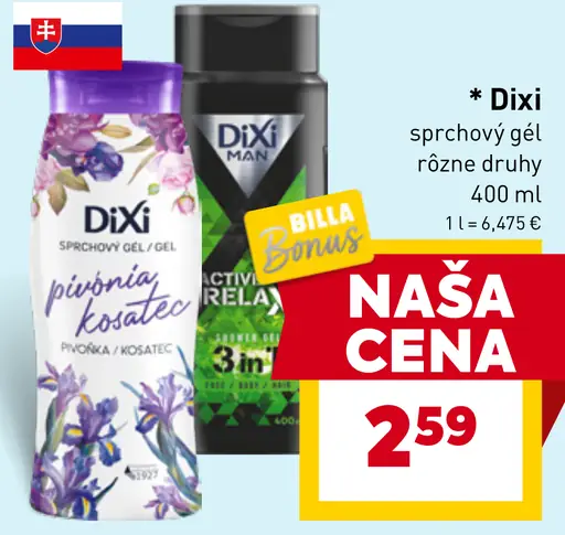 Dixi sprchovací gél