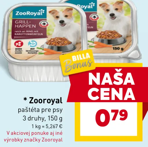 Zooroyal paštéta pre psy