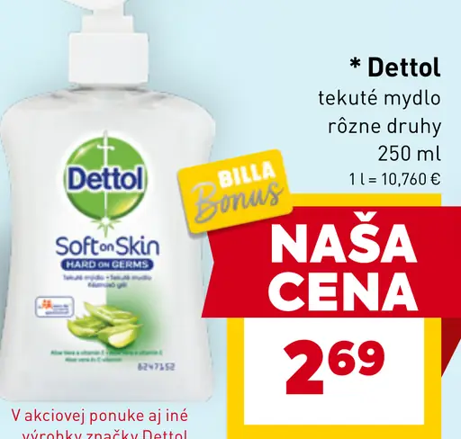 Dettol tekuté mydlo