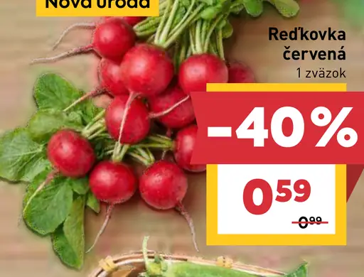 Reďkovka červená zväzok