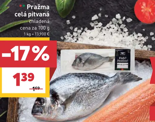 Pražma celá pitvaná chladená