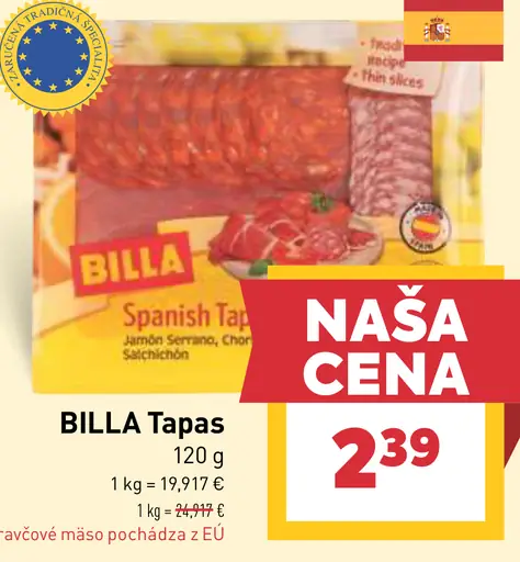 BILLA tapas Spanish Tapas Selection