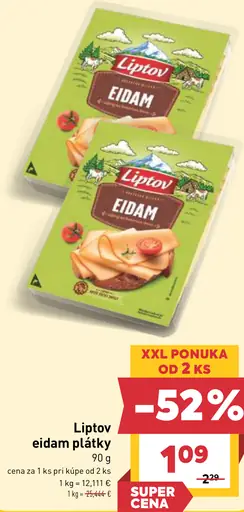 Liptov Eidam plátky