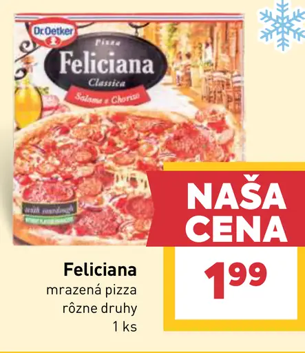 Dr. Oetker Feliciana mrazená pizza rôzne druhy
