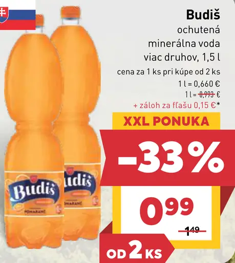 Budiš minerálna voda