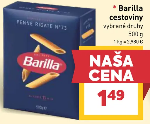 Barilla cestoviny