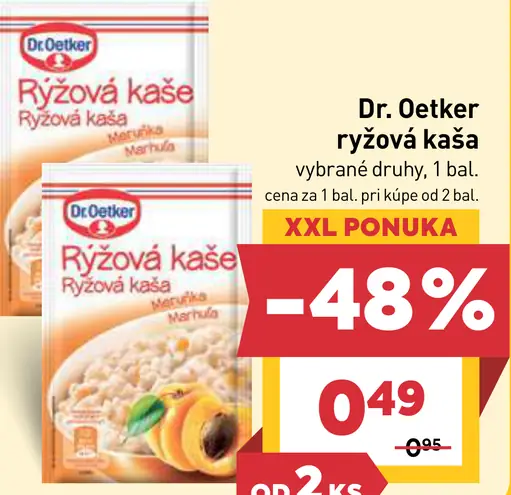 Dr. Oetker ryžová kaša