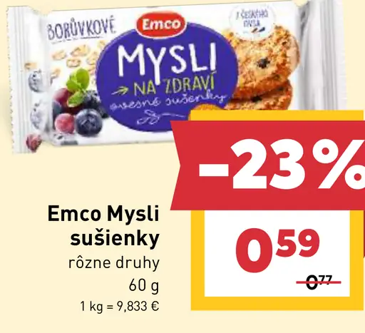 Emco Mysli ovsené sušienky