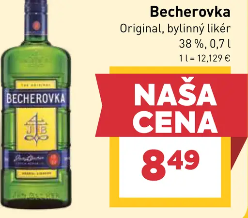 Becherovka Original bylinný likér