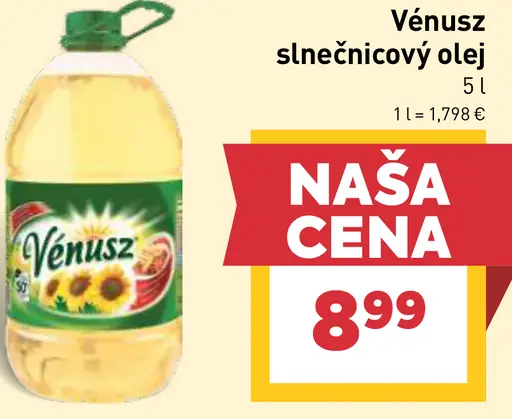 Vénusz Slnečnicový olej