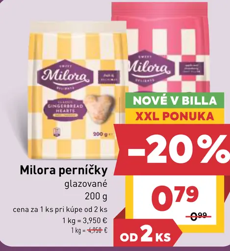 Milora perníčky glazované
