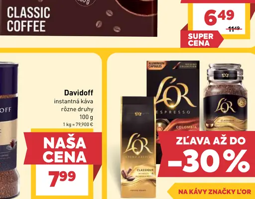Davidoff Instantná káva